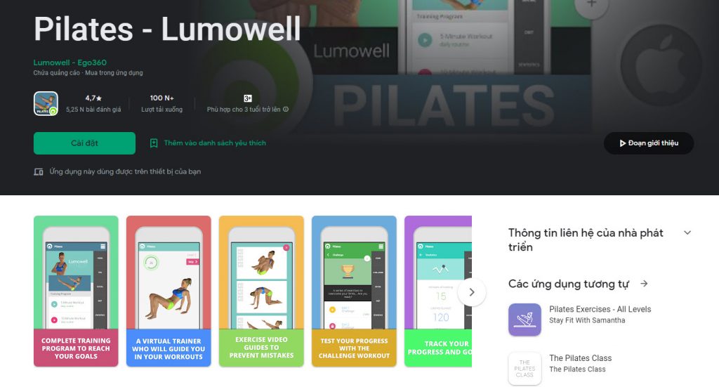 pilates lumowell